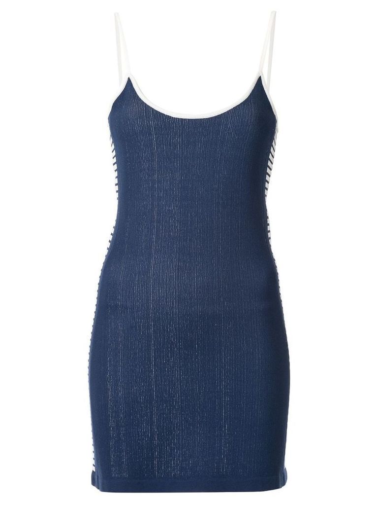 Nagnata retro stripe mini dress - Blue