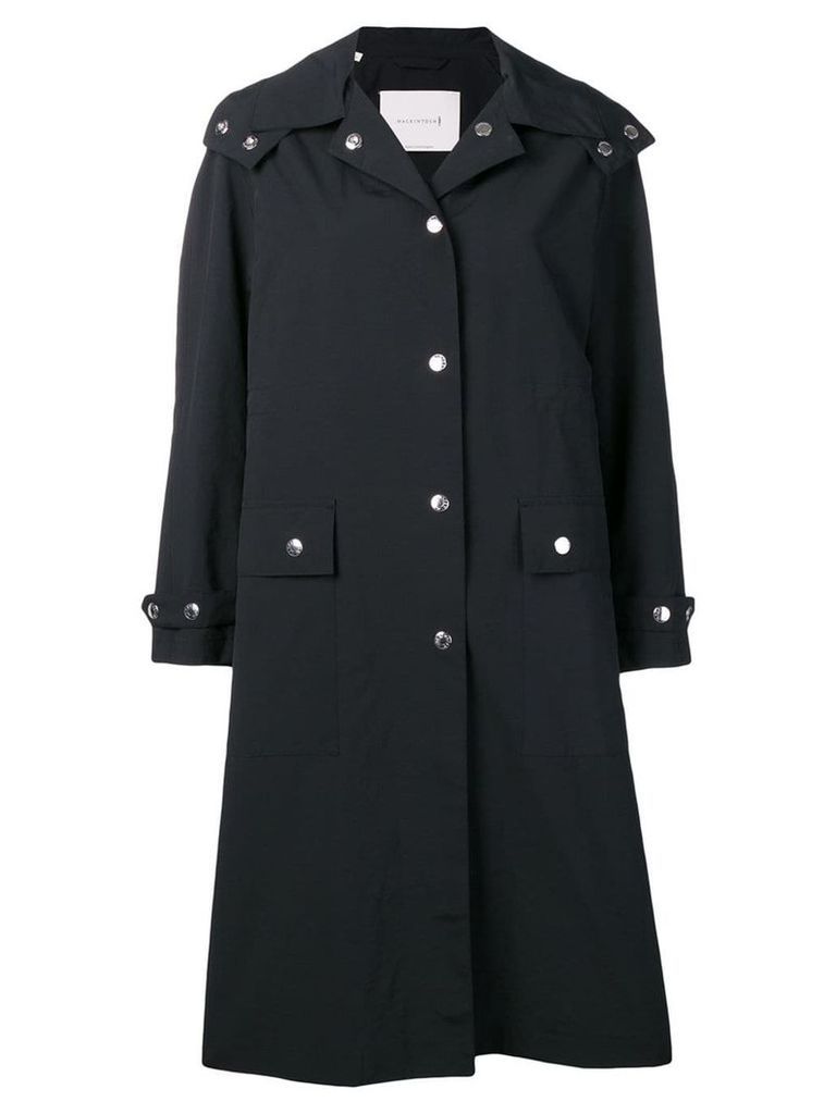 Mackintosh hooded rain coat - Black