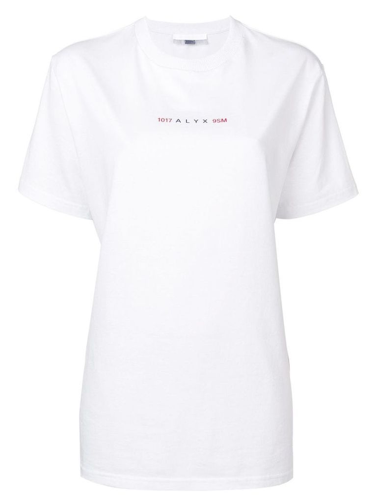 1017 ALYX 9SM white logo T-shirt