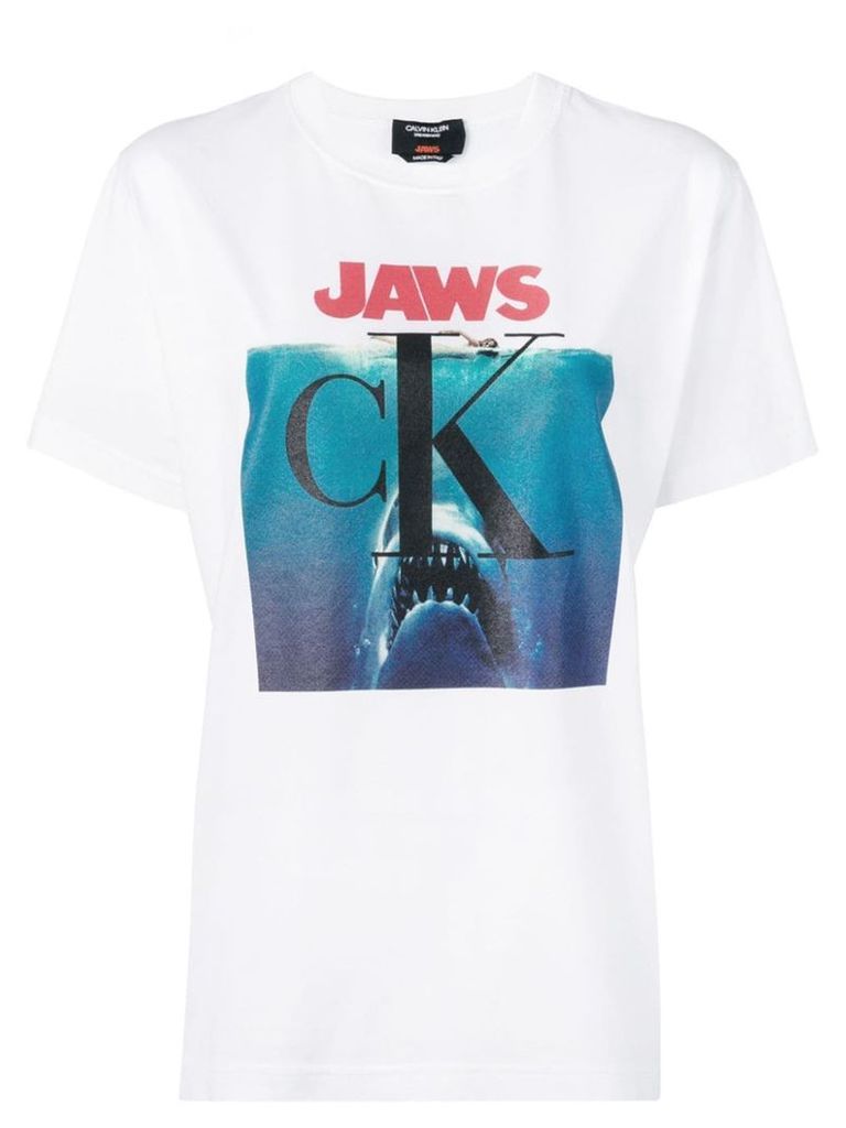 Calvin Klein 205W39nyc Jaws logo T-shirt - White