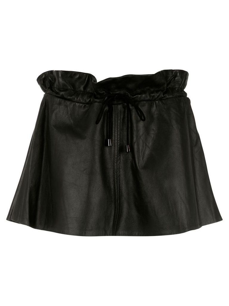 Andrea Bogosian leather skirt - Black