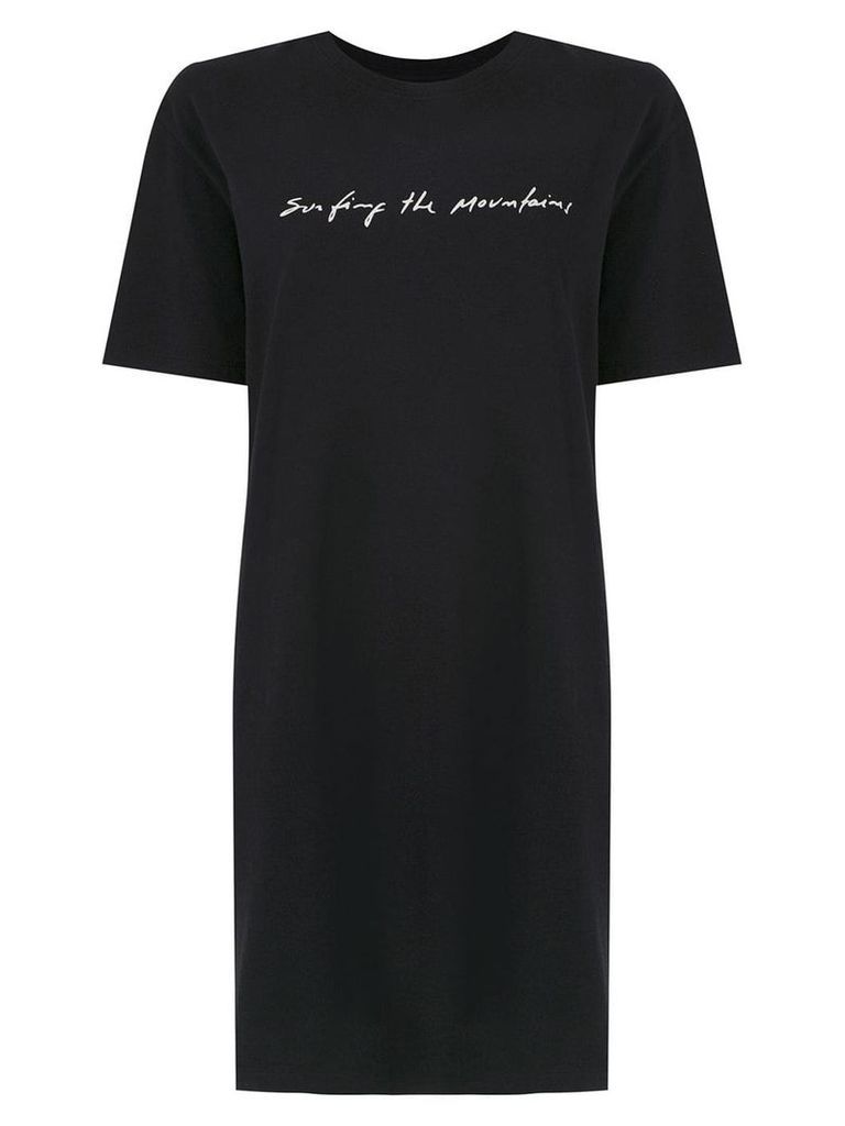 Osklen printed t-shirt dress - Black
