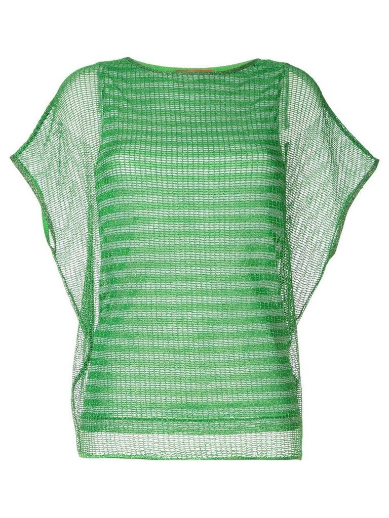 Missoni mesh knitted top - Green