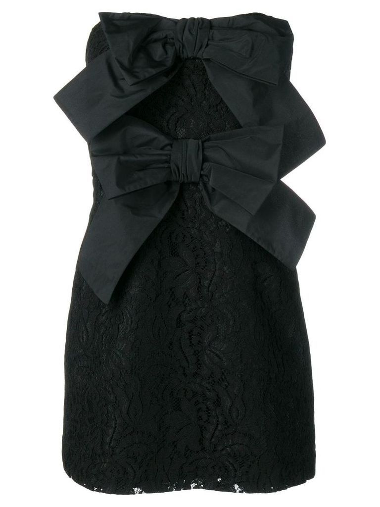 Brognano floral lace mini dress - Black