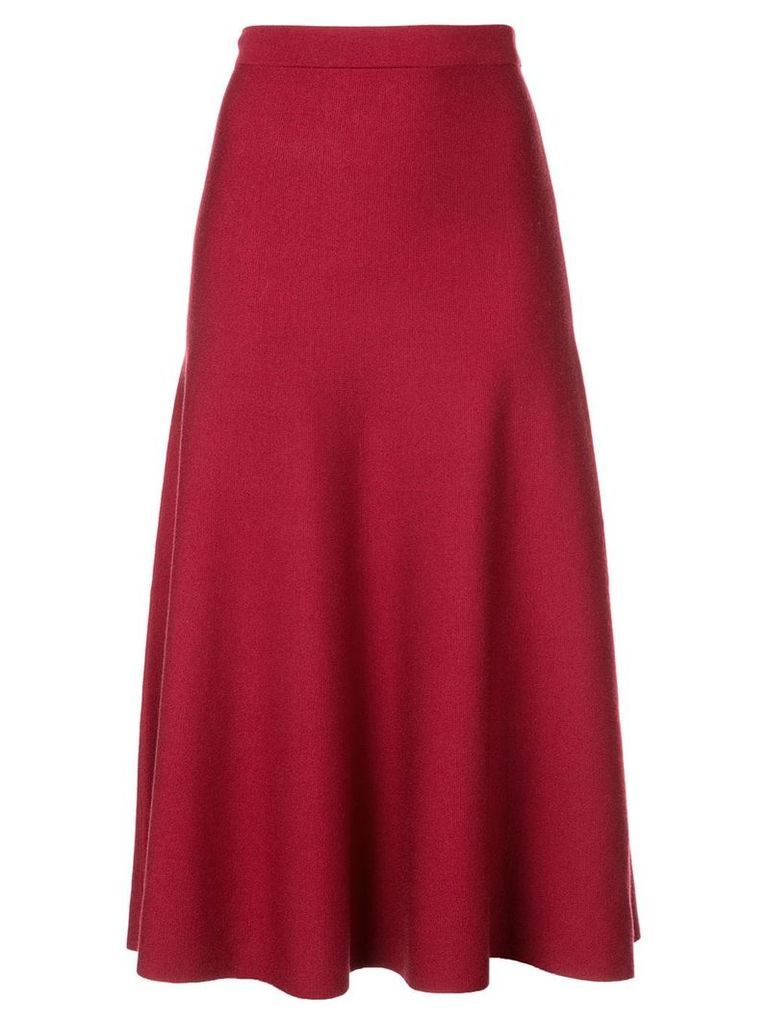 Gabriela Hearst knitted a-line skirt - Red