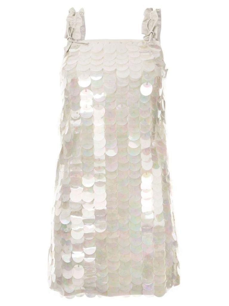 Drome paillette-embellished dress - White