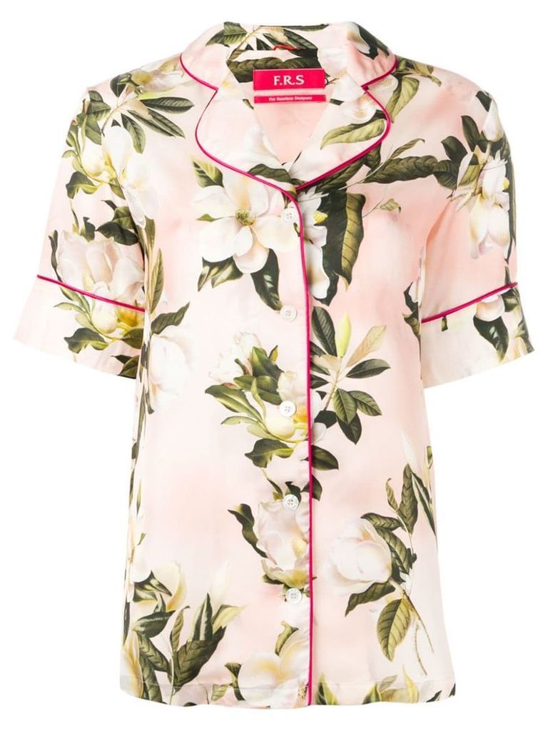 F.R.S For Restless Sleepers floral shirt - PINK