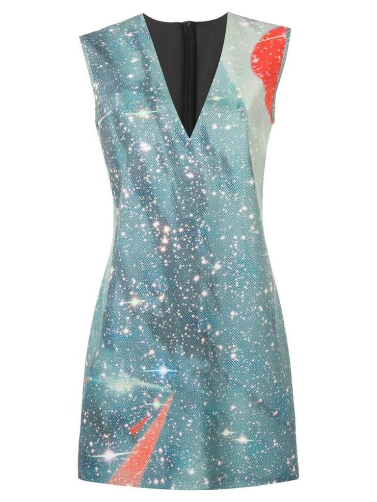 Pinko blue galaxy dress