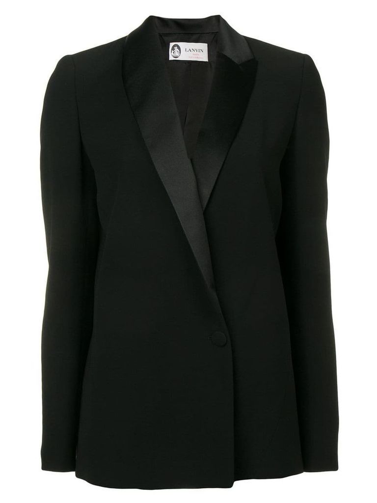 Lanvin shawl lapel blazer - Black