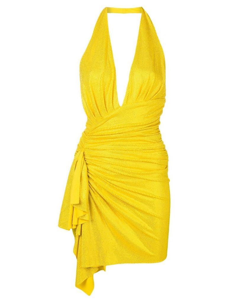 Alexandre Vauthier gem embellished dress - Yellow