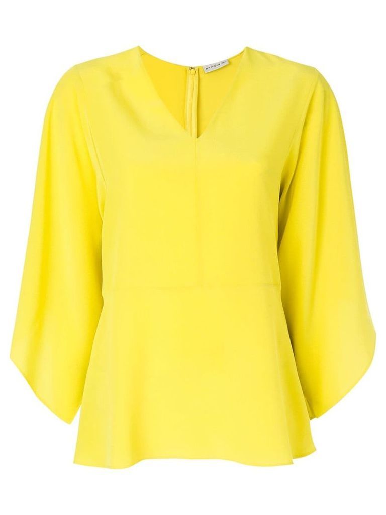 Etro draped shift blouse - Yellow