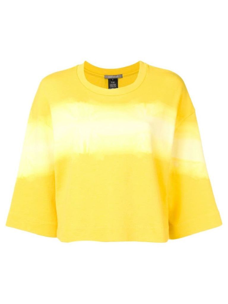 Suzusan tonal gradient effect T-shirt - Yellow