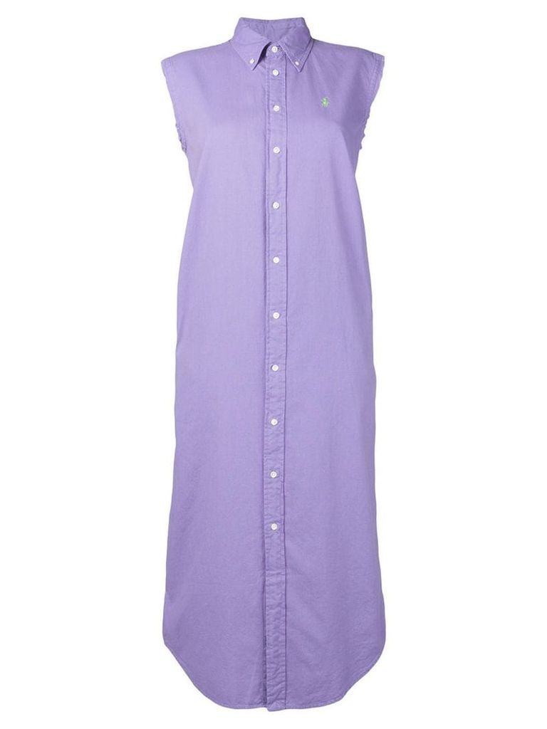 Ralph Lauren sleeveless shirt dress - Purple