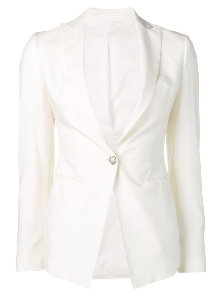 Tagliatore fitted blazer - White