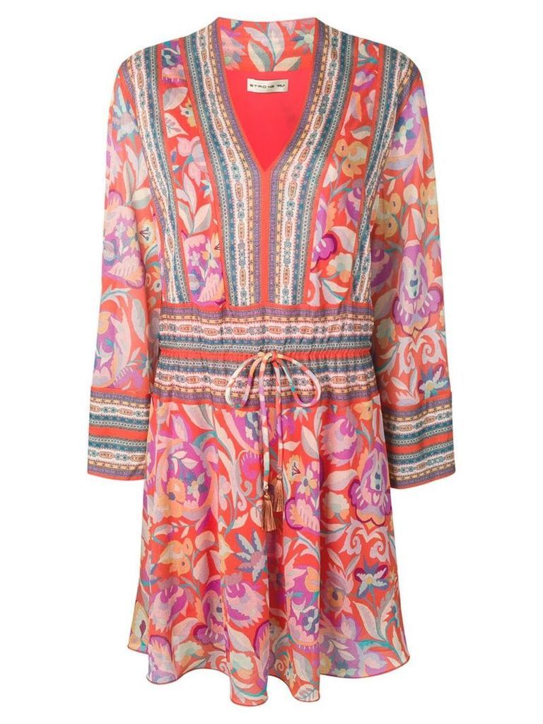 Etro floral dress - Red