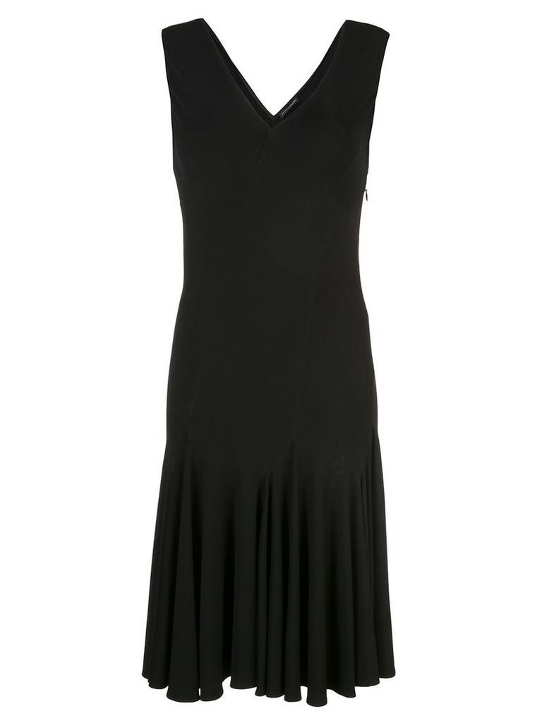 Josie Natori stretch viscose dress - Black
