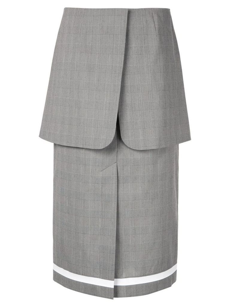 Irene layered midi skirt - Grey