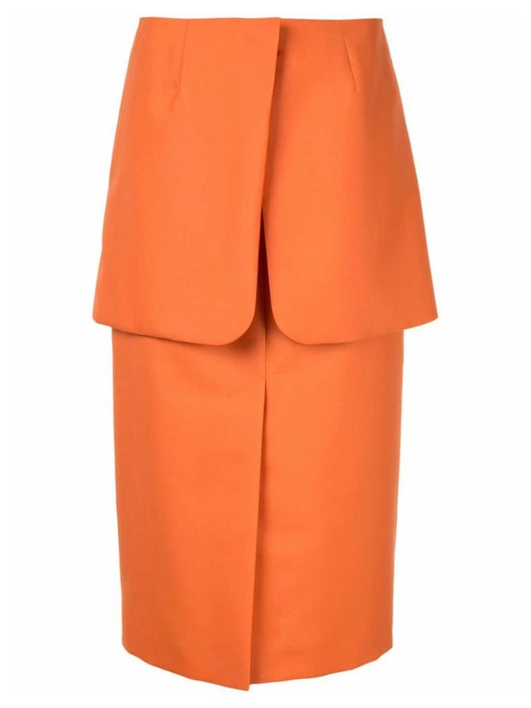 Irene pencil skirt - Orange