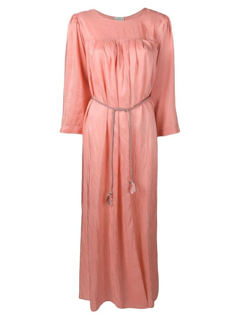 Forte Forte long ruched tunic dress - PINK