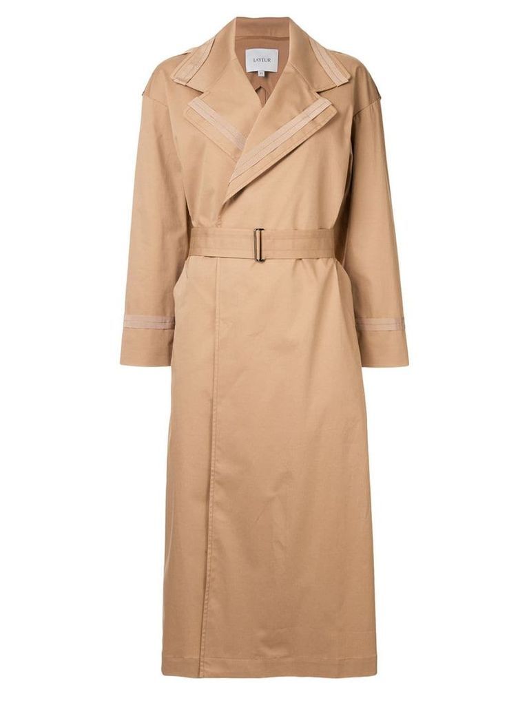 Layeur sand trench coat - Brown