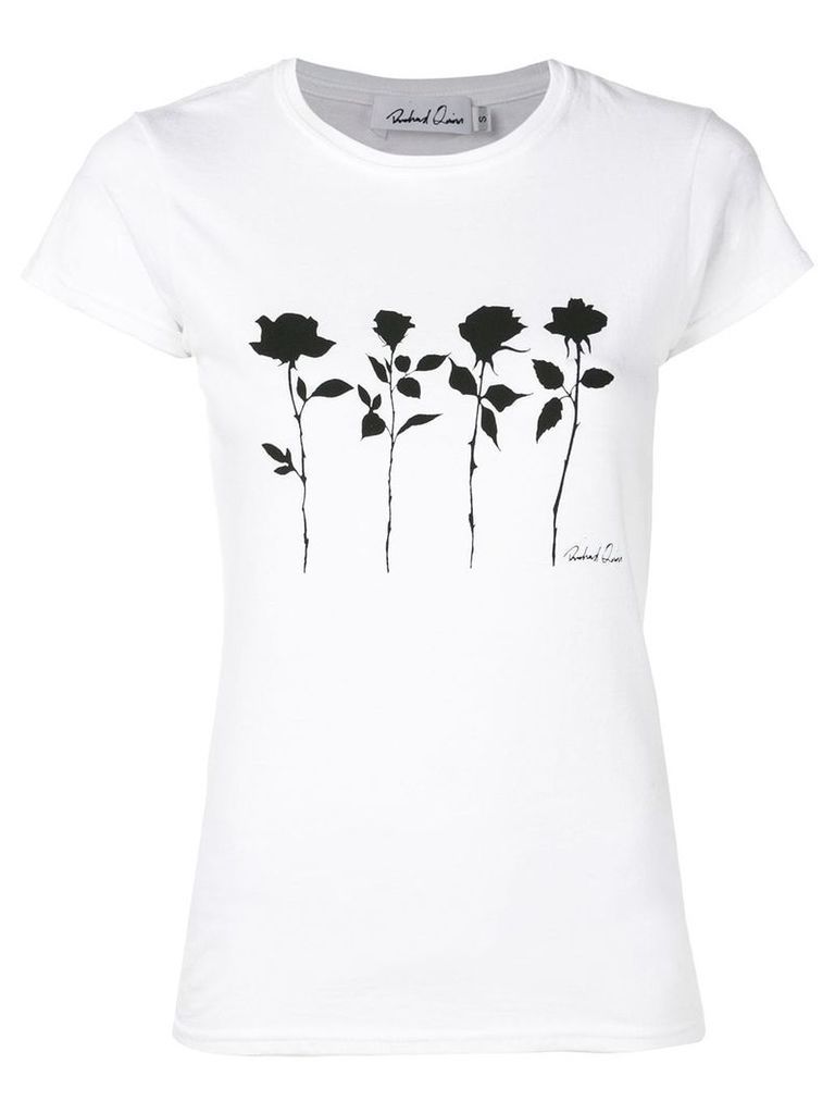 Richard Quinn floral-print T-shirt - White