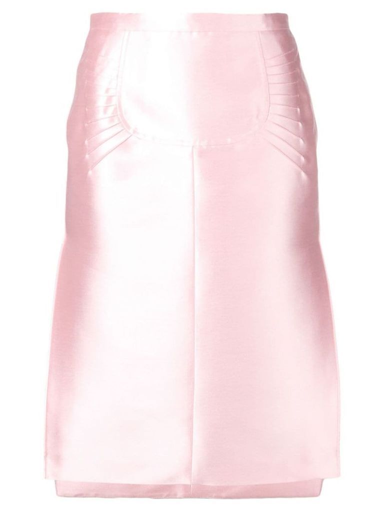Nº21 high shine skirt - PINK