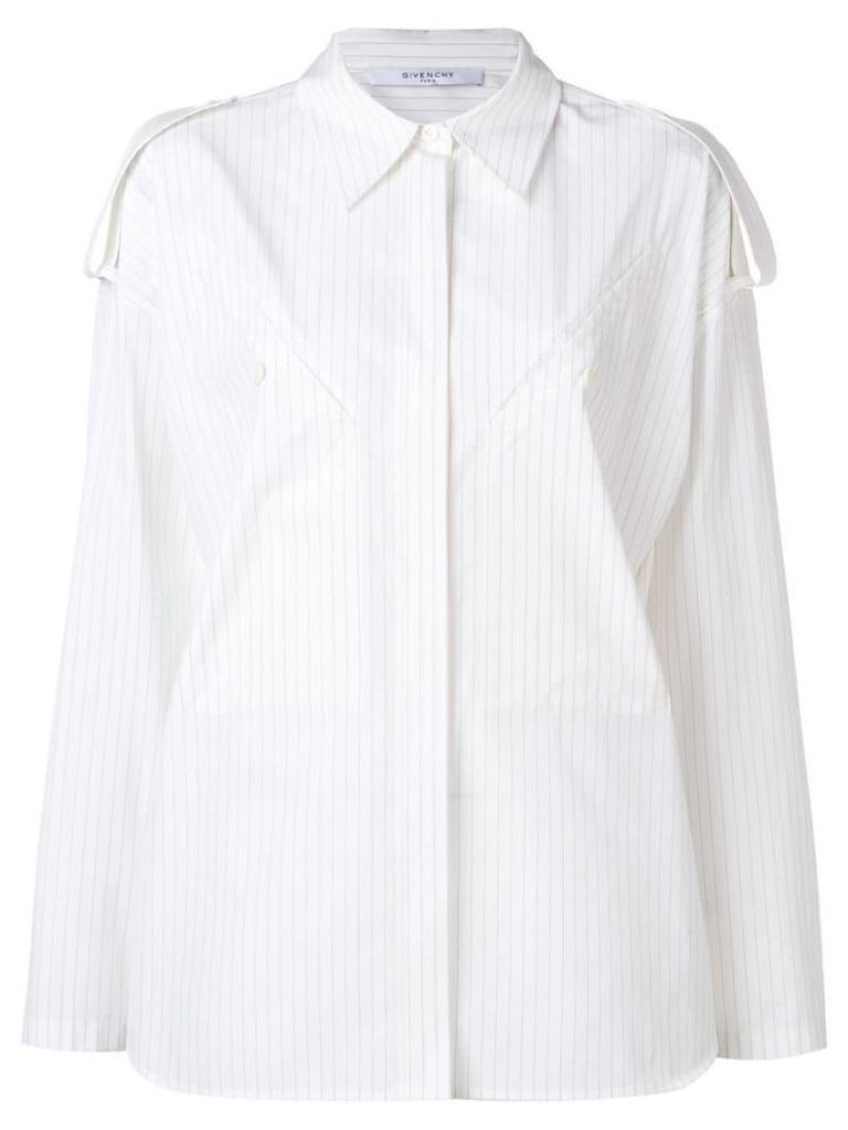 Givenchy classic striped shirt - White