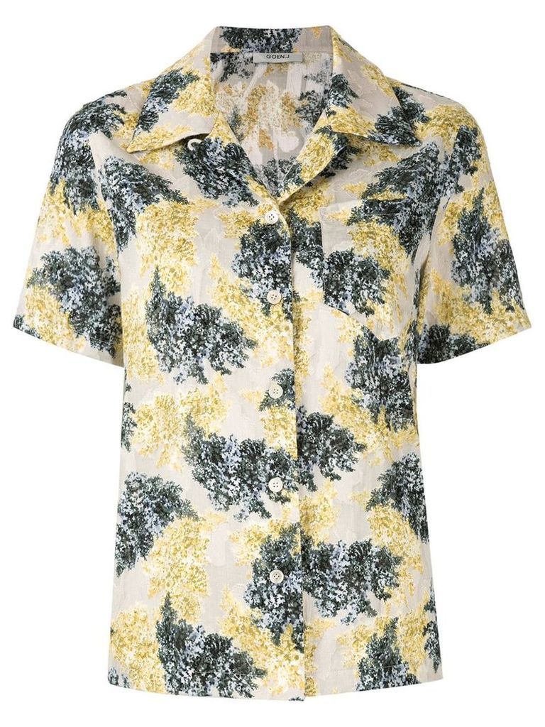 Goen.J floral print shirt - Multicolour