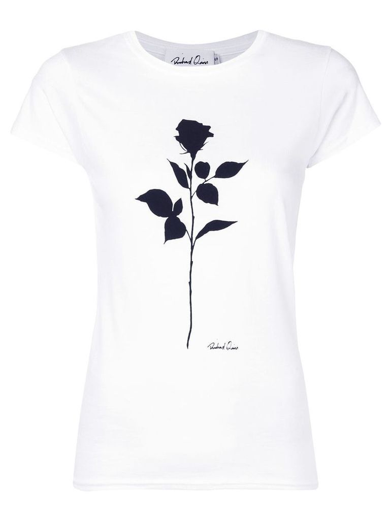 Richard Quinn floral-print T-shirt - White