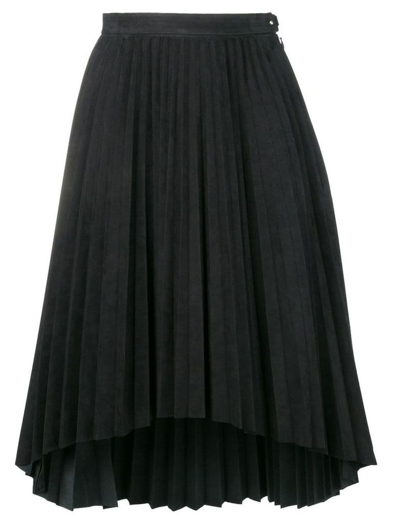 Isaac Sellam Experience asymmetric hem pleated skirt - Black
