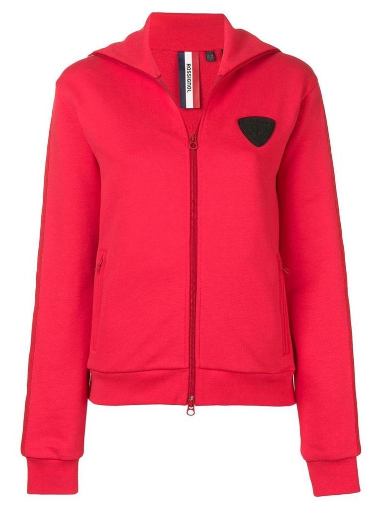 Rossignol zip front hoodie - Red