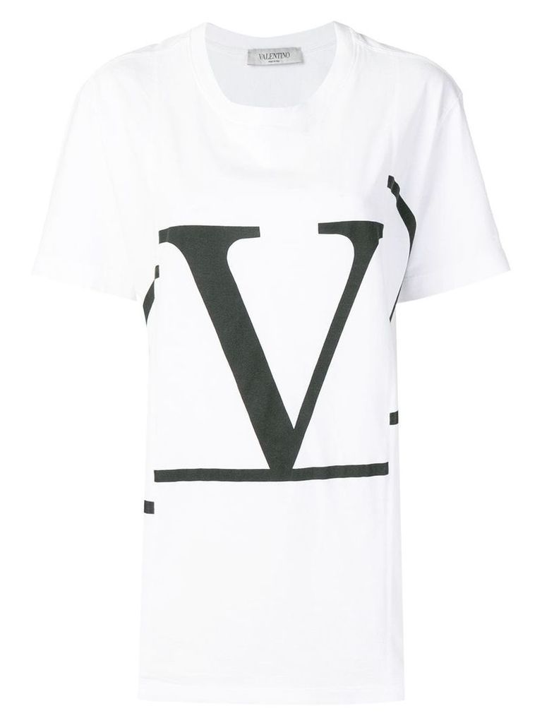 Valentino deconstructed VLOGO T-shirt - White