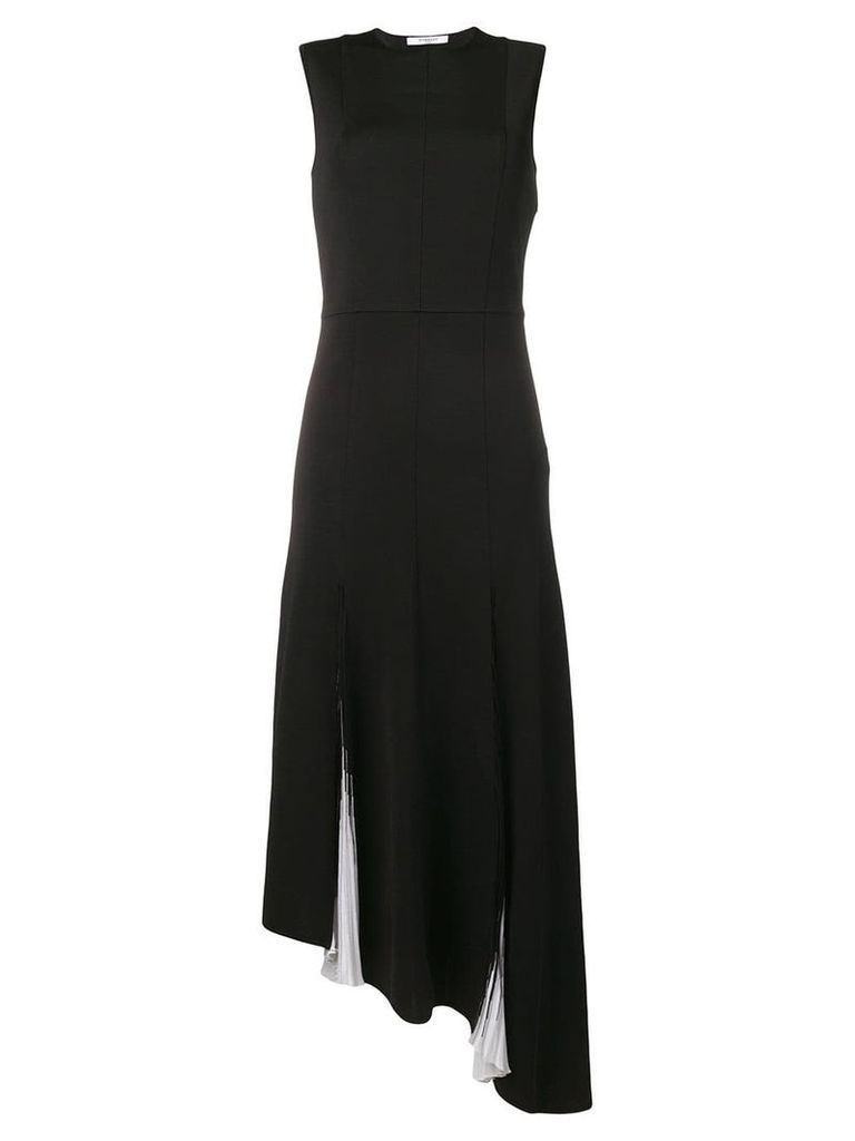 Givenchy sleeveless asymmetric drape dress - Black