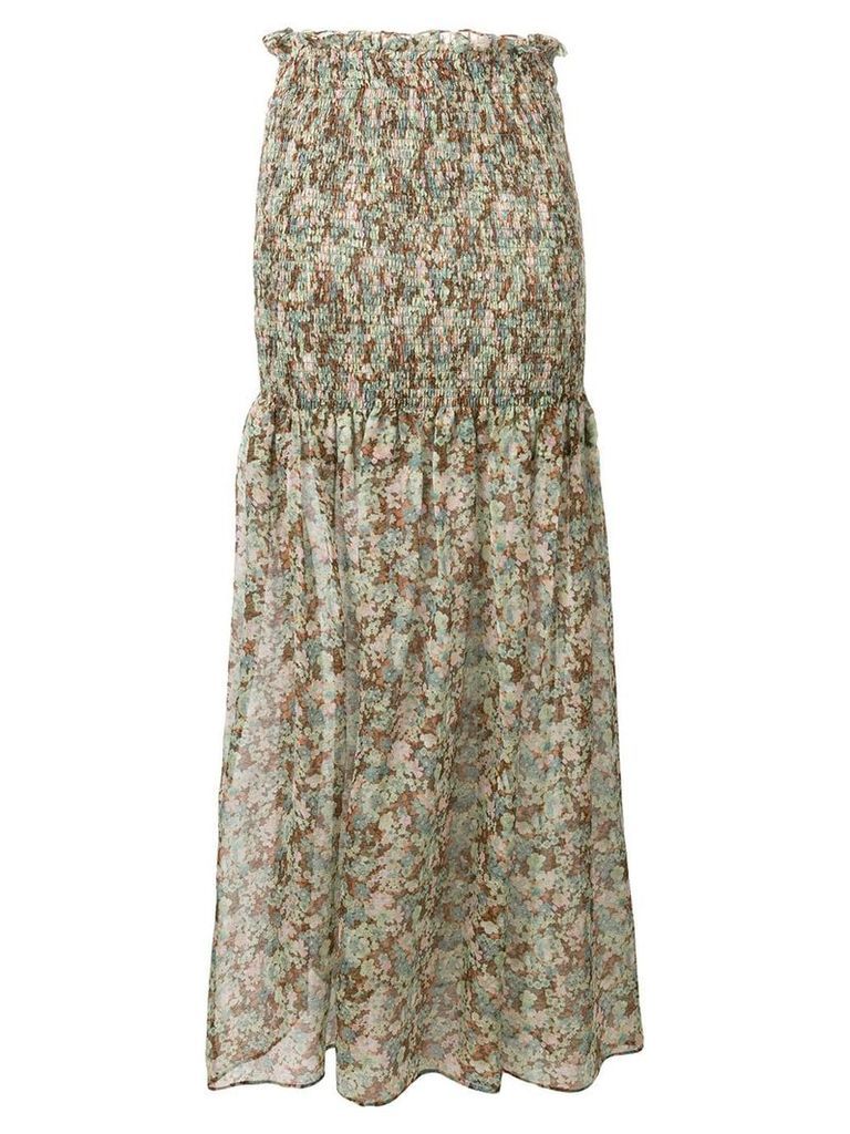 Stella McCartney floral print skirt - NEUTRALS