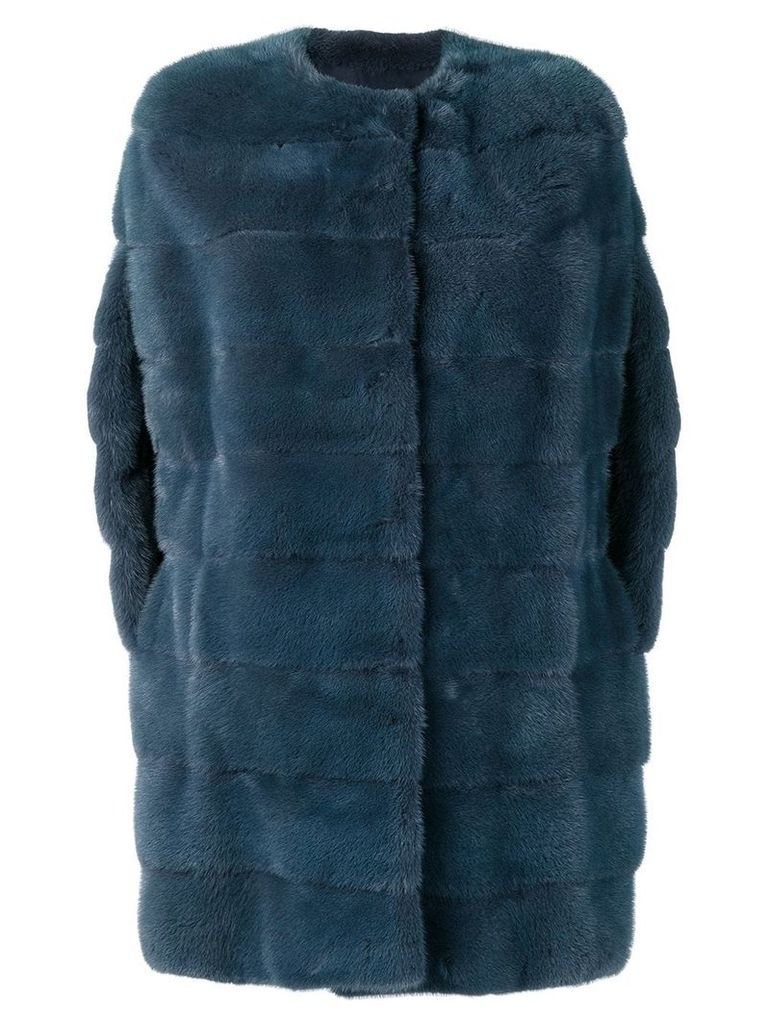 Liska classic midi coat - Blue
