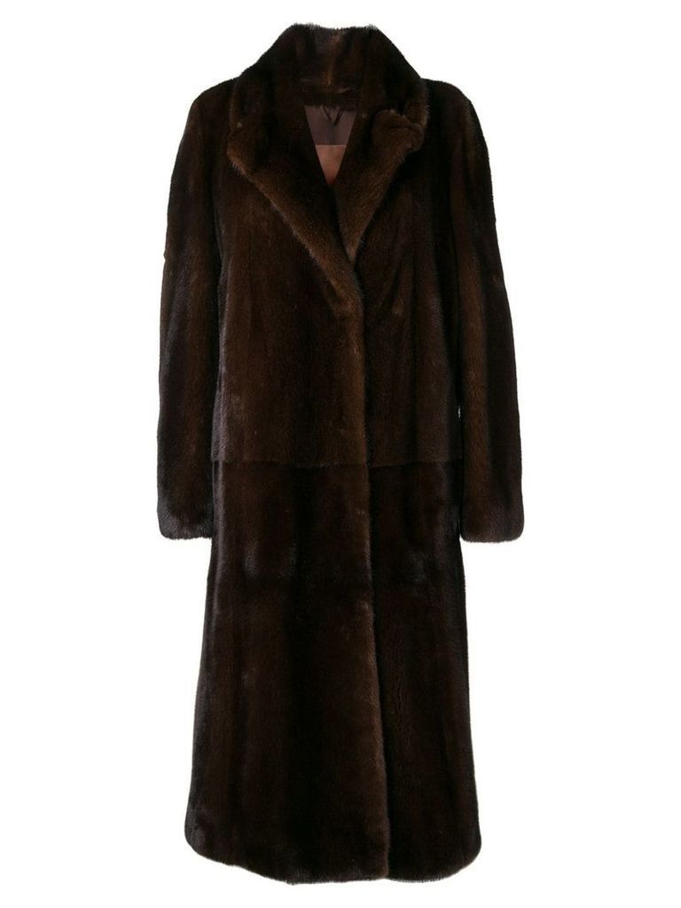 Liska Jess fur coat - Brown