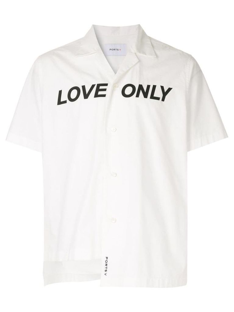 Ports V slogan shirt - White
