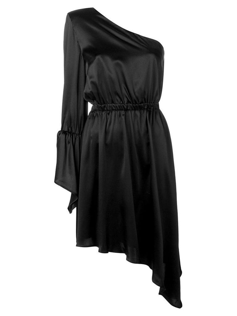 Federica Tosi one shoulder cocktail dress - Black