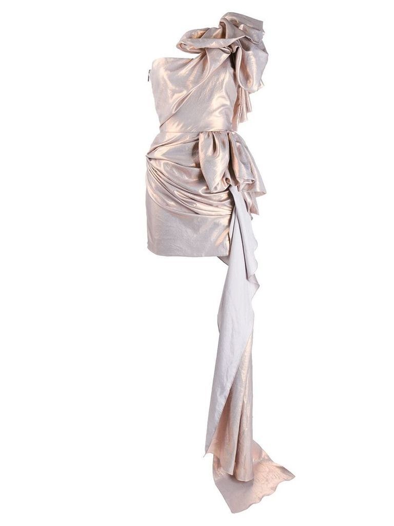 Maticevski metallic rose dress - PINK