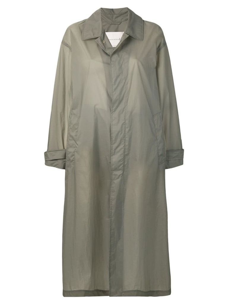 Mackintosh Slate Nylon Oversized Coat LM-100B - Grey