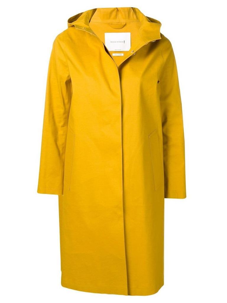 Mackintosh Arrowwood Bonded Cotton Hooded Coat LR-021 - Yellow
