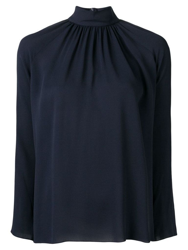 The Row stand-up collar blouse - Blue