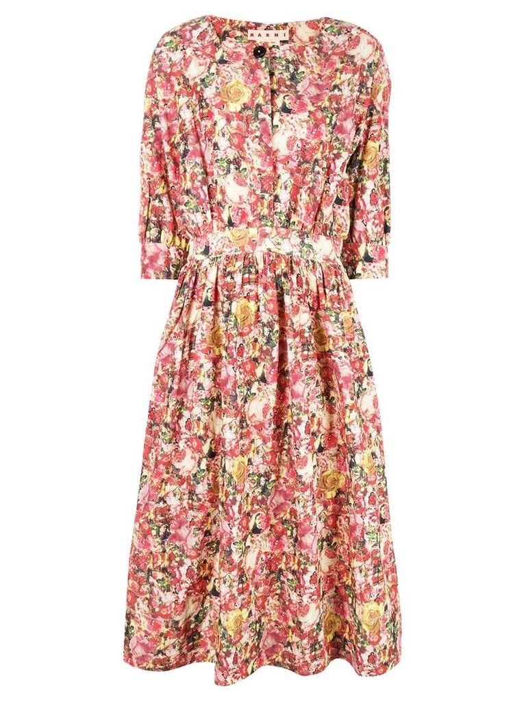 Marni floral print dress - Multicolour