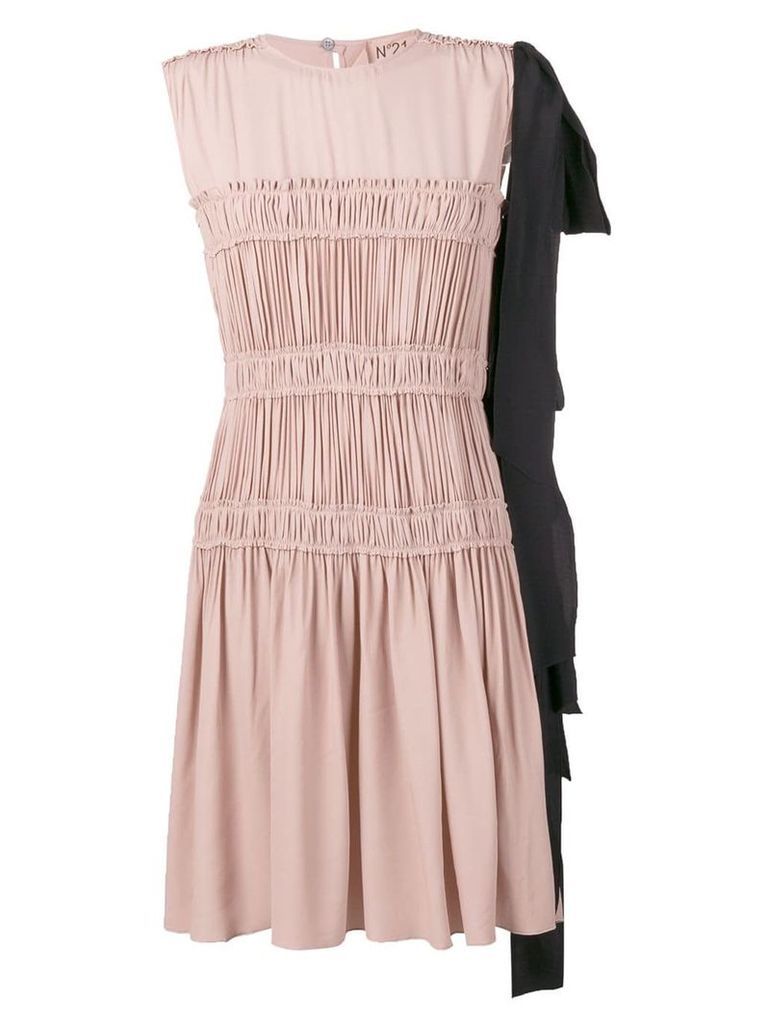 Nº21 frilled design dress - PINK