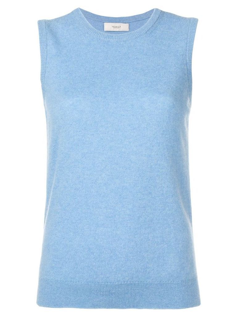 Pringle of Scotland sleeveless knitted top - Blue