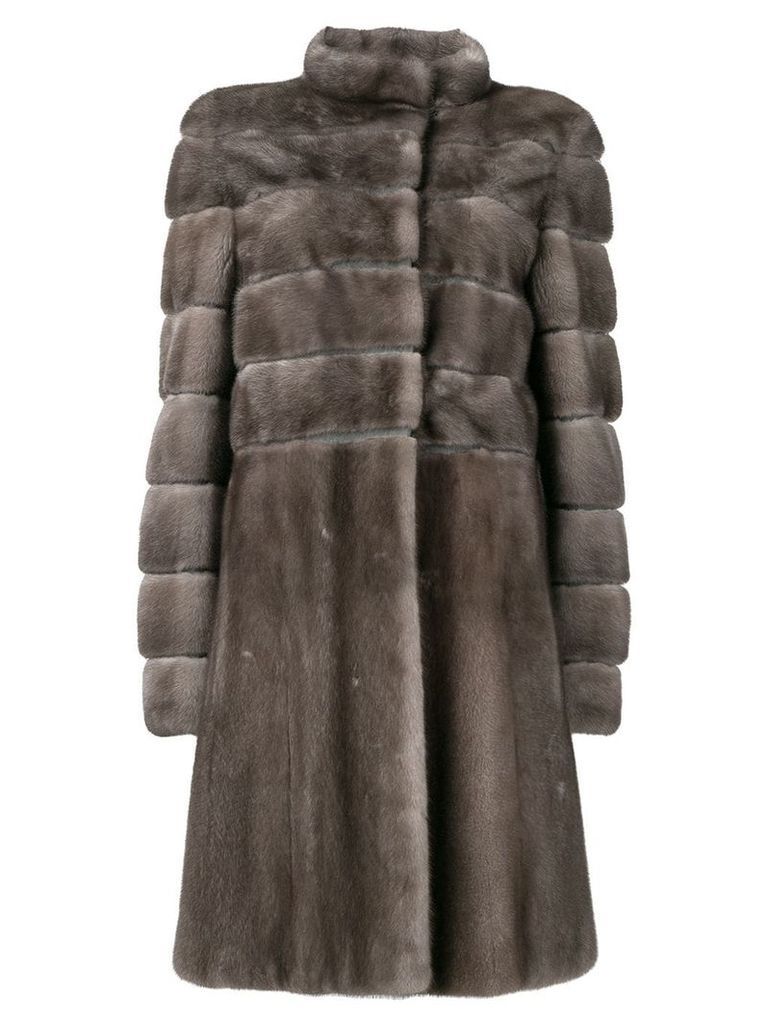 Liska Carina fur coat - Brown