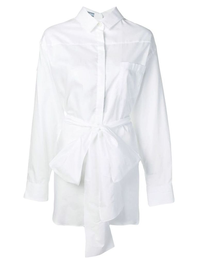 Prada bow detail shirt - White