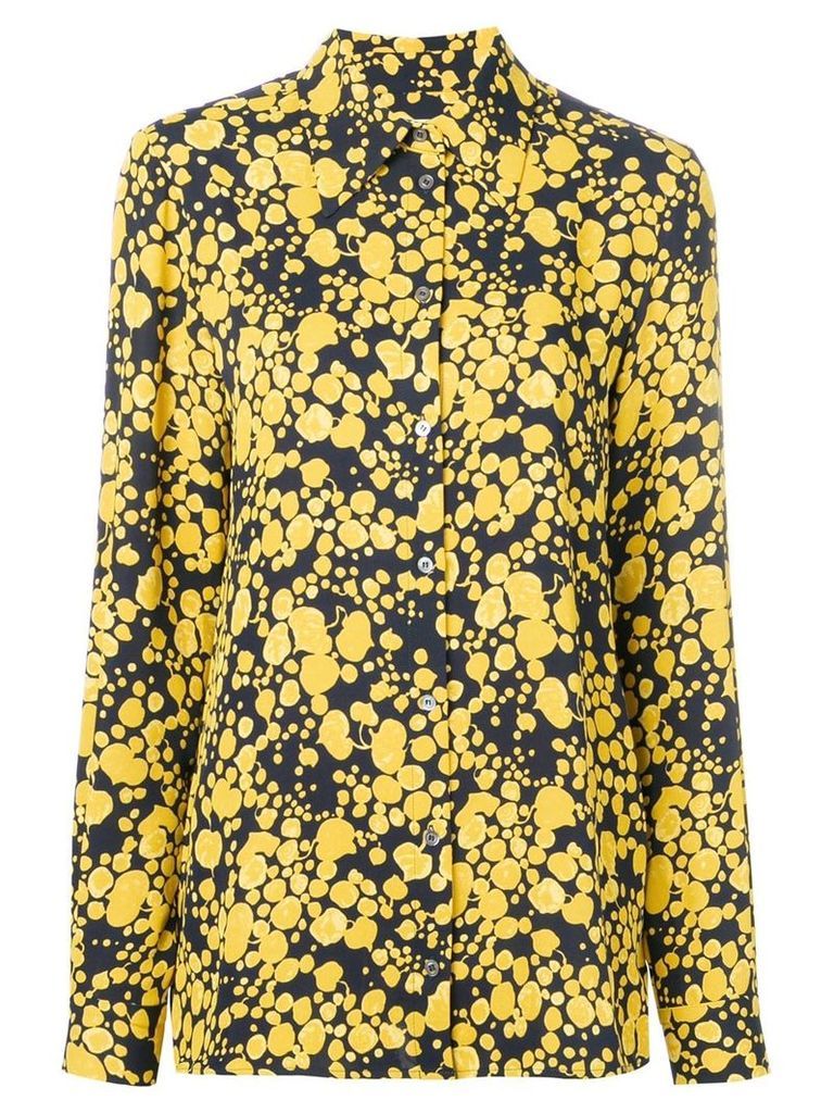 Victoria Victoria Beckham floral print shirt - Yellow