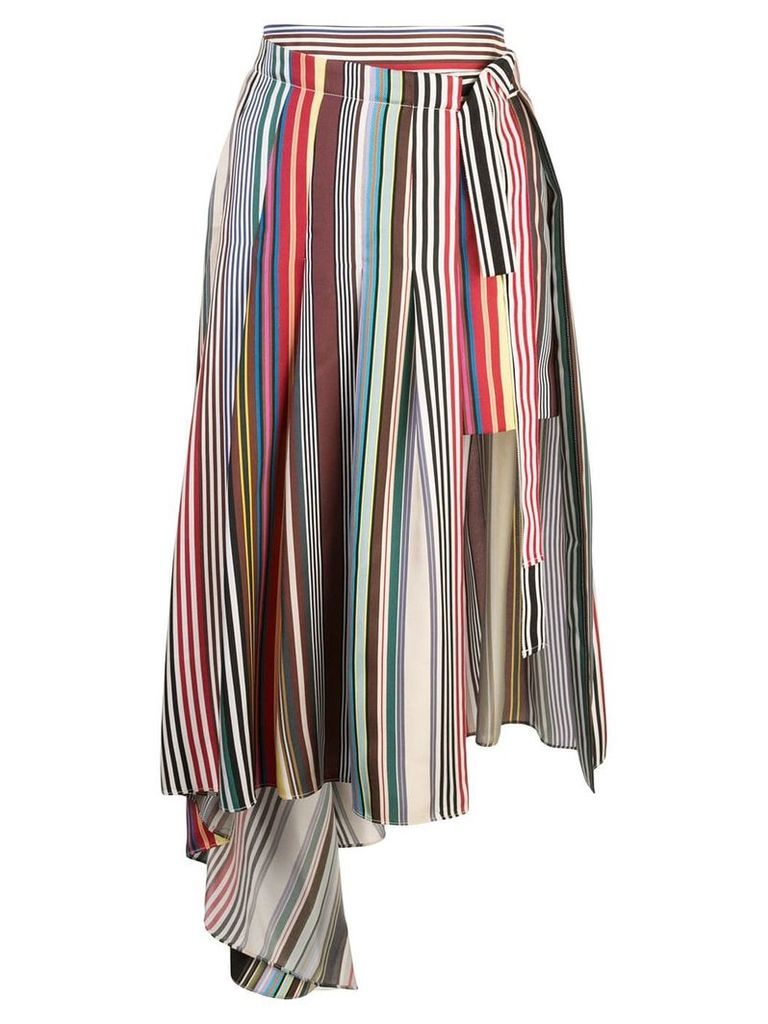 Monse rainbow apron shorts - Multicolour