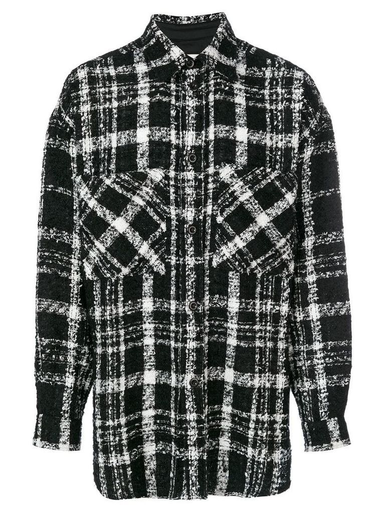 Faith Connexion knitted pattern shirt - Black